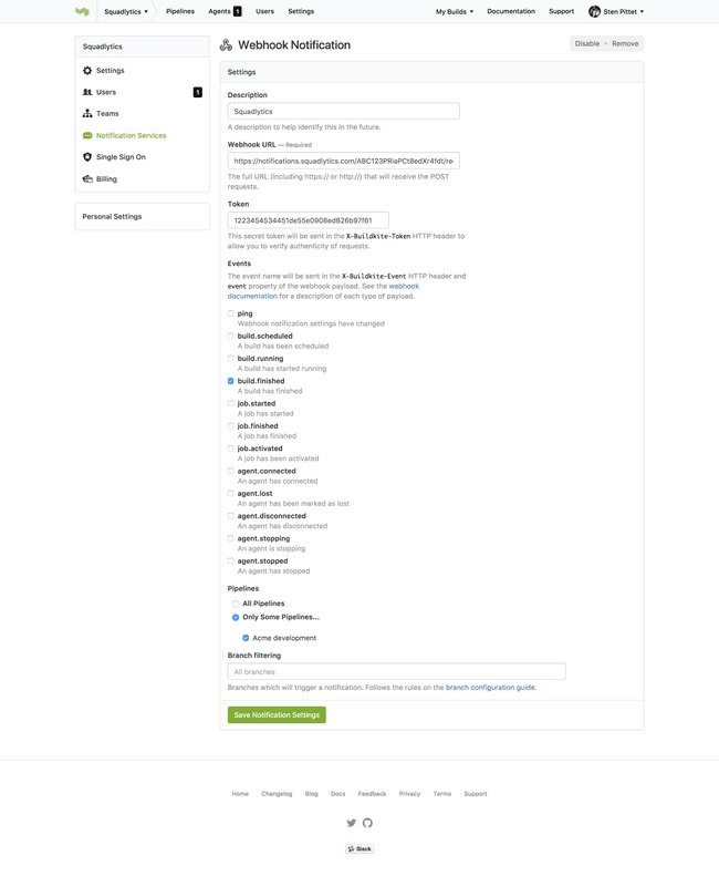 buildkite settings webhook